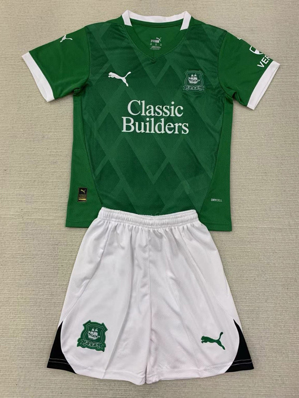 24-25 Plymouth Home Kids Soccer Jersey