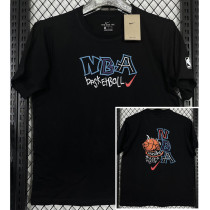 T241 NBA Black High Quality Casual T-Shirt