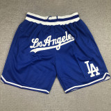 LosAngelesDodgers Blue City Edition Top Quality NBA Pocket Pants #洛杉矶道奇队