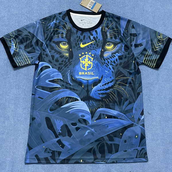 24-25 Brazil Blue Special Edition Fans Soccer Jersey