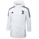 24-25 JUV White Hooded Windbreaker Fabric Cotton Coat #G225