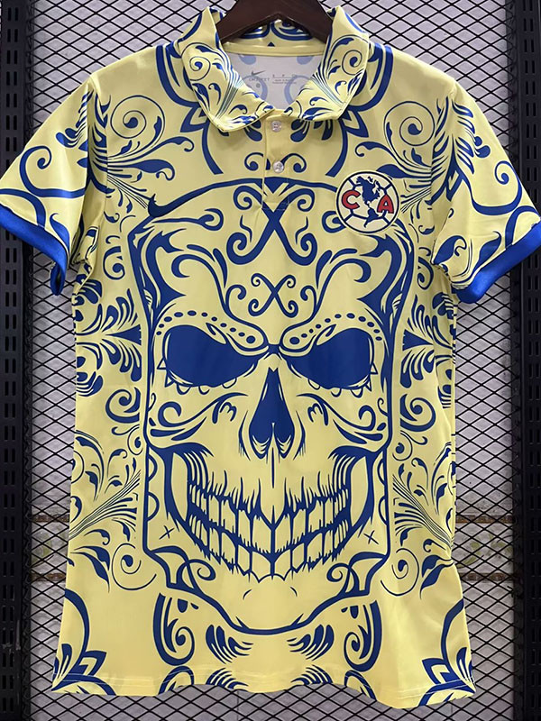 23-24 Club America Yellow Special Edition Polo Short Sleeve