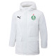 24-25 Palmeiras White Hooded Windbreaker Fabric Cotton Coat #G235