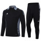 24-25 AD Black Half Pull Tracksuit #06 (半拉链)