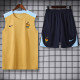 24-25 France Yellow Tank top and shorts suit