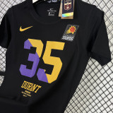 T141 SUNS DURANT #35 Black High Quality Casual T-Shirt