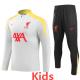 24-25 LIV Grey Kids Half Pull Tracksuit (童装)(半拉链)