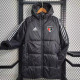 23-24 Sao Paulo FC Black Hooded Cotton Coat White Edge (白色边) 棉衣