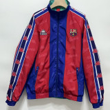 24-25 BAR Red & Green Retro Double Sided Windbreaker (双面风衣)(刺绣)