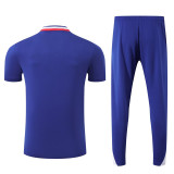 25-26 France Fancy blue Polo Tracksuit