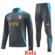 24-25 Argentina Grey Kids Half Pull Tracksuit (童装)(半拉链)