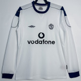 1999-2000 Man Utd Third Long Sleeve Retro Soccer Jersey (长袖)