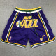 JAZZ Purple City Edition Top Quality NBA Pocket Pants *爵士队