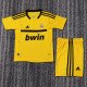 2011-2012 RMA Yellow GoalKeeper Kids Retro Soccer Jersey