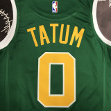 CELTICS TATUM #0 Green Top Quality Hot Pressing NBA Jersey