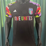 2024 Italy Black Joint Edition Training Shirts