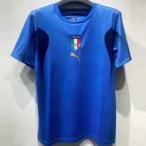 2006 Italy Home Blue Retro Soccer Jersey