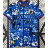 24-25 Japan Anime Edition Blue Fans Soccer Jersey 龙珠联名
