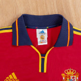 2000 Spain Home Retro Soccer Jersey