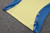 24-25 Ajax Yellow Kids Half Pull Tracksuit (童装)(半拉链)
