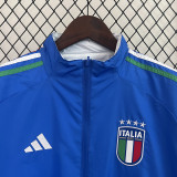 2024 Italy Blue & White Double Sided Windbreaker (双面风衣)