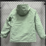 2024 NK Velvet Thickened warm Green Outdoor Jackets #F2 加绒冲锋衣