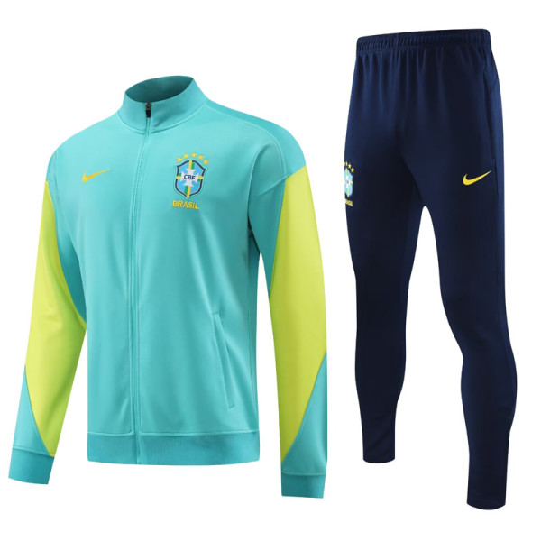 24-25 Brazil Lake Green Jacket Tracksuit