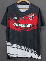 25-26 Sao Paulo Red Black Goalkeeper Soccer Jersey