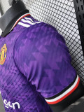 24-25 Man Utd Purple Special Edition Player Version Training shirts *翻领