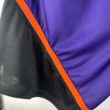 22-23 SUNS Retro Purple Shorts Pants