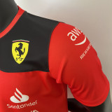 2023 F1 Formula One Ferrari Red Racing Suit (圆领)