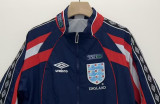 1998 England Royal blue Retro Windbreaker
