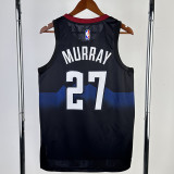 23-24 Nuggets MURRAY #27 Black City Edition Top Quality Hot Pressing NBA Jersey