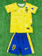 24-25 Brazil Yellow Special Edition Kids Soccer Jersey *耶稣