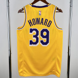 22-23 LAKERS HOWARD #39 Yellow Top Quality Hot Pressing NBA Jersey(圆领)
