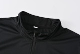 24-25 Al-Nassr Black Half Pull Tracksuit (半拉链)