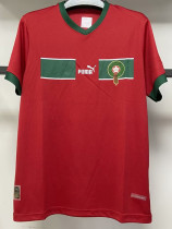 22-23 Morocco Home World Cup Fans Soccer Jersey