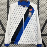24-25 Porto Blue & White Double Sided Windbreaker (双面风衣)