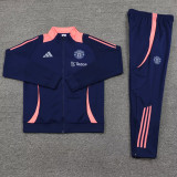24-25 Man Utd Royal blue Jacket Tracksuit