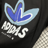 T268 三叶草 Black High Quality Casual T-Shirt