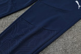 24-25 Marseille Lake blue Half Pull Tracksuit (半拉链)