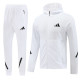 2024 AD White Hoodie Jacket Tracksuit #AM05