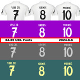 25-26 RMA White Special Edition Fans Training Shirts *紫色标