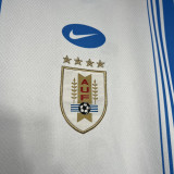 24-25 Uruguay White Blue Special Edition Fans Soccer Jersey