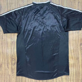2004-2005 RMA Away Black Retro Soccer Jersey