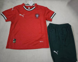 25-26 Portugal Home Kids Soccer Jersey *PM