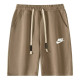 2025 NK Brown Pure Cotton Fabric Casual Short Pants