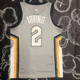 2018 Cleveland Cavaliers IRVING #2 Gray Top Quality Hot Pressing NBA Jersey