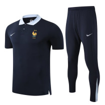 25-26 France Royal blue Polo Tracksuit