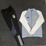 24-25 Benfica Grey Jacket Tracksuit